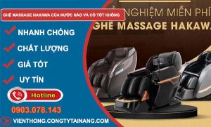 hiệu ghế massage hakawa của nước nào và có tốt không