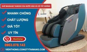 tìm hiểu ghế massage taisodo của nước nào và có tốt không