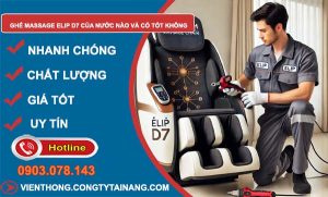 tìm hiểu ghế massage elip d7 của nước nào và có tốt không