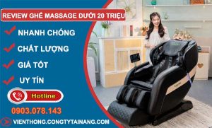 tìm hiểu review ghế massage dưới 20 triệu