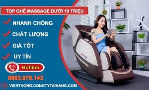 tìm hiểu top ghế massage dưới 10 triệu