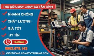 dịch vụ thợ sửa máy chạy bộ Tân Bình