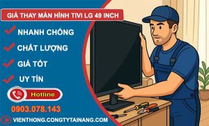 báo giá thay màn hình tivi lg 49 Inch