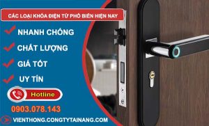 các loại khoá điện tử phổ biến hiện nay ưu chuộng