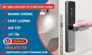 mất điện khoá điện tử có mở được không