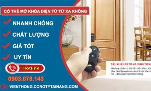 có thể mở khoá điện tử từ xa không