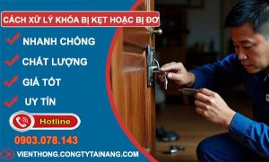 khoá bị kẹt khoá bị đơ xử lý như thế nào