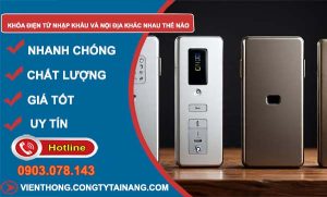 khoá điện tử nhập khẩu và nội địa khác nhau như thế nào