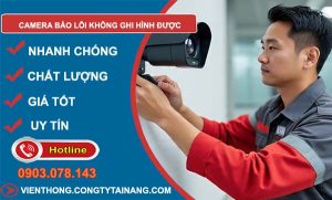camera lỗi không ghi được hình