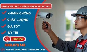 lắp camera ở vị trí nào