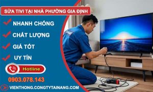 sửa tivi tại nhà phường gia định