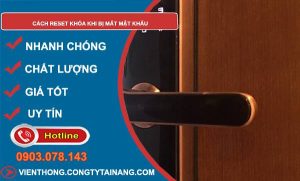 cách reset lại khóa bị mất mật khẩu