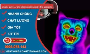 camera quan sát ban đêm dùng công nghệ hồng ngoại nào