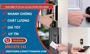 sử dụng khóa điện tử có lưu lại lịch sử mở cửa không
