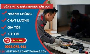 sửa tivi tại nhà phường tân sơn