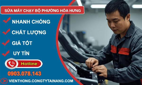 sửa máy chạy bộ phường hoà hưng