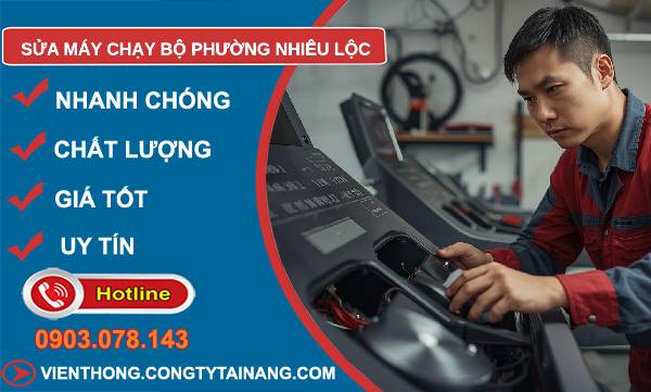 sửa máy chạy bộ phường nhiêu lộc uy tín