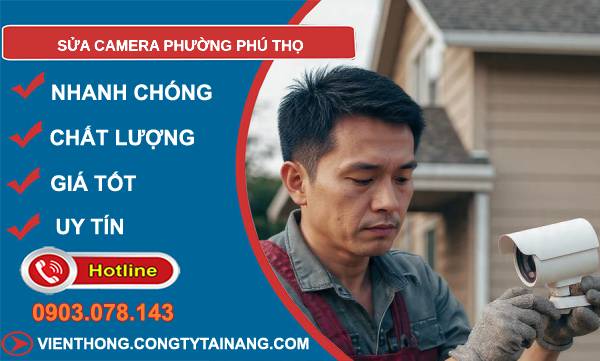 sửa camera phường phú thọ