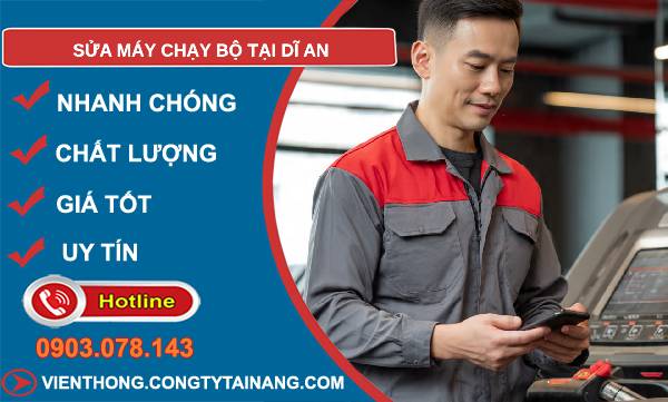 sửa máy chạy bộ tại dĩ an giá rẻ