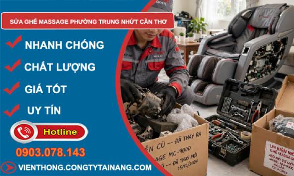 sửa ghế massage phường Trung Nhứt Cần Thơ