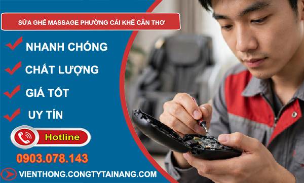 sửa ghế massage Cái Khế
