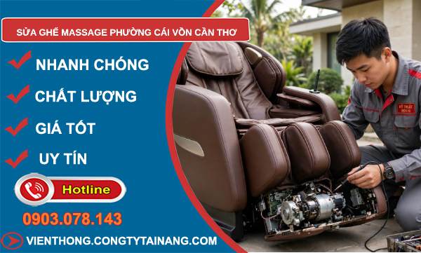 Sửa ghế massage Cái Vồn