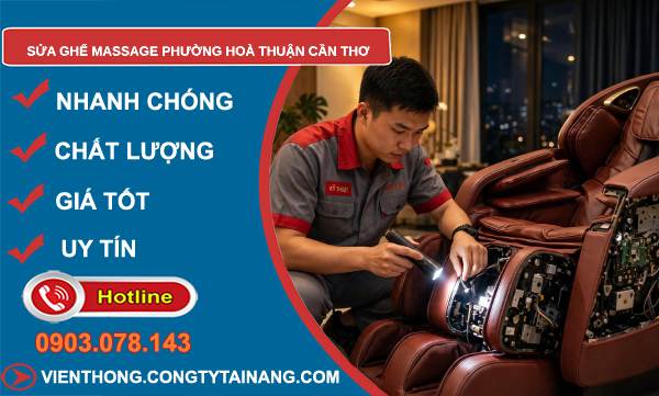 Sửa ghế massage Hoà Thuận