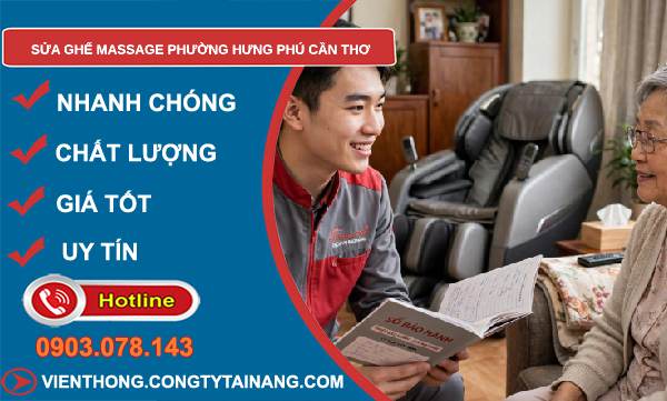 sửa ghế massage Hưng Phú