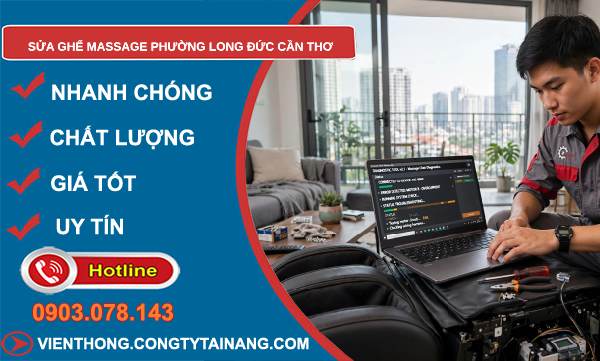 Sửa ghế massage Long Đức