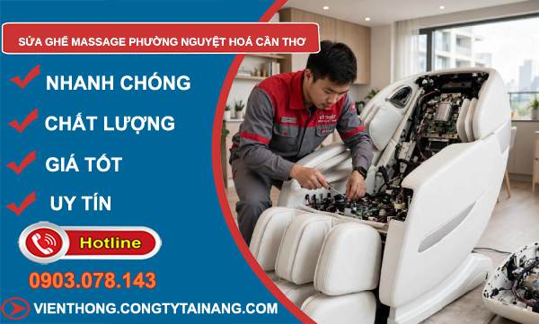 Sửa ghế massage Nguyệt Hoá