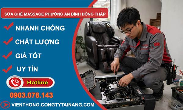 Sửa ghế massage phường An Bình Đồng Tháp giá rẻ