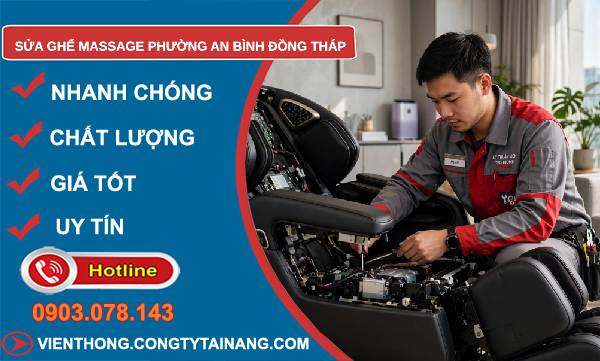 Sửa ghế massage phường An Bình Đồng Tháp