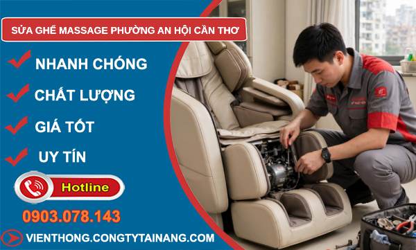 sửa ghế massage phường An Hội Cần Thơ
