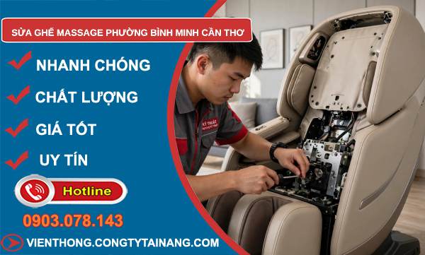 Sửa ghế massage phường Bình Minh