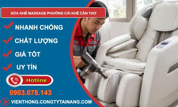 sửa ghế massage phường Cái Khế Cần Thơ