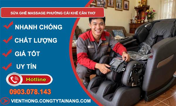 sửa ghế massage phường Cái Khế