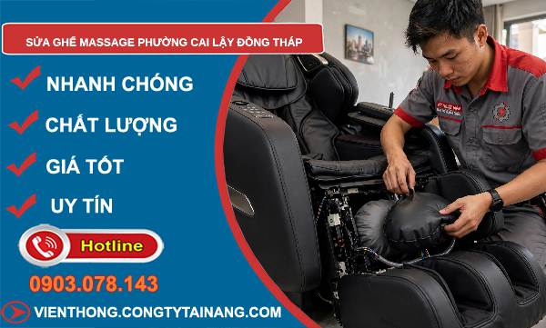 sửa ghế massage phường Cai Lậy Đồng Tháp giá rẻ