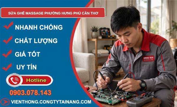 sửa ghế massage phường Hưng Phú