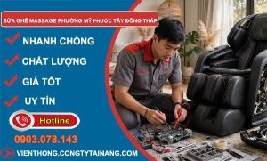 Sửa ghế massage phường Mỹ Phước Tây Đồng Tháp giá rẻ