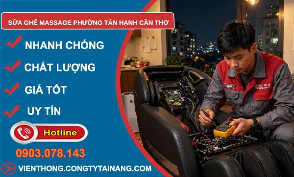 Sửa ghế massage phường Tân Hạnh