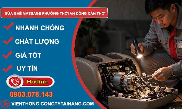 sửa ghế massage phường Thới An Đông
