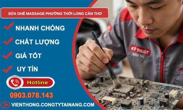sửa ghế massage phường Thới Long