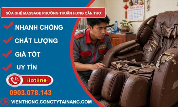 sửa ghế massage phường Thuận Hưng Cần Thơ