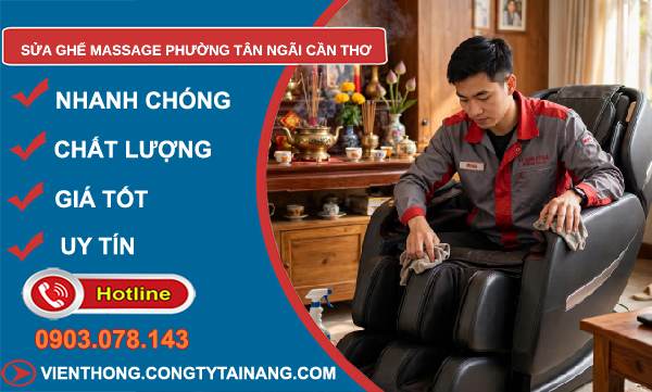 Sửa ghế massage Tân Ngãi