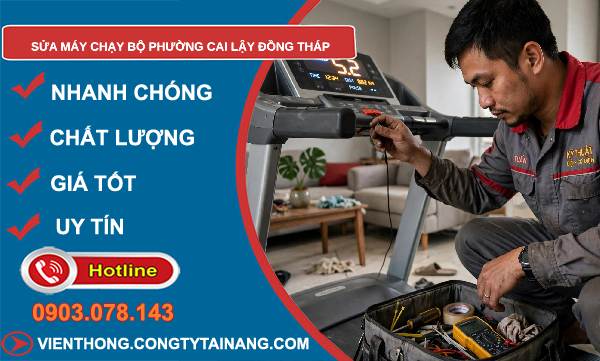 Sửa máy chạy bộ phường Cai Lậy Đồng Tháp