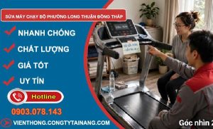 Sửa máy chạy bộ phường Long Thuận Đồng Tháp giá rẻ