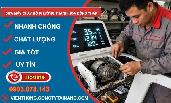 Sửa máy chạy bộ phường Thanh Hòa Đồng Tháp uy tín