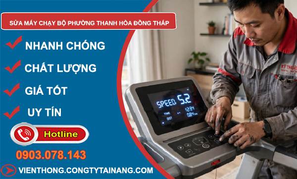 Sửa máy chạy bộ phường Thanh Hòa Đồng Tháp