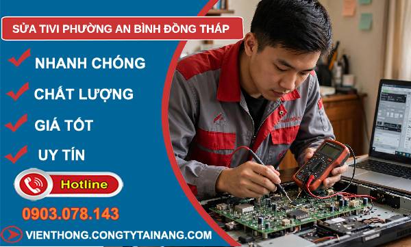 Sửa tivi phường An Bình Đồng Tháp uy tín