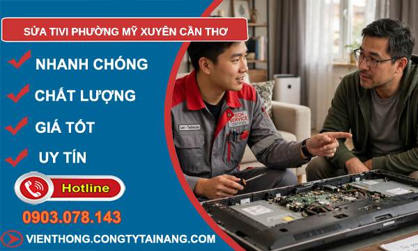 sửa tivi Mỹ Xuyên